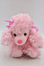 Vintage Pink Poodle Dog Plush