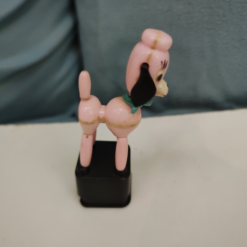 Pink poodle push collapsible - push,