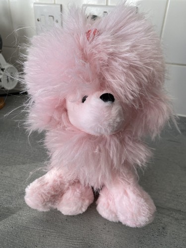 Pink poodle plush - poodle, dog